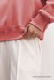 Women's Basic Oversize Winter Pink Sweatshirt - 7