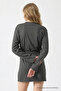 Women's Beach Wear Comfortable Belted Smoked Kimono - 6