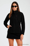 Women's Black Fleece Full Zipper Outdoor 3 Pocket Sports Fleece Jacket - 3
