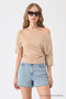 Women's Cotton Summer Basic 3-Piece Blouse - 2