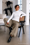Women's Slim Cut Viscose Casual White Blouse - 4