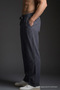 Men's Casual Wide Leg 3-Piece Linen Trousers - 5
