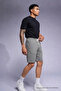 Men's Comfort Fit Above Knee Gray Shorts - 5