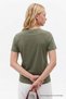 Women's Crew Neck Loose Basic Khaki T-Shirt - 6