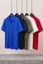 Men's Short Sleeve Basic 5 Pack Polo Neck T-Shirt