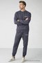 Men's Elastic Double Smoked Loose Tracksuit Set