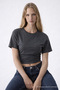 Women's Bat Sleeve Summer 3-Piece Crop Blouse - 6