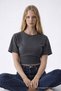Women's Bat Sleeve Basic Slim Fit Smoked Blouse - 4
