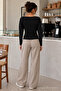 Black Color Slim Fit Women's Basic Blouse - 3