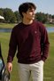 Burgundy Embroidered Standard Men's Sweatshirt - 6