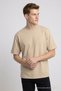 Men's Cotton Pack Beige Oversized T-Shirts - 2