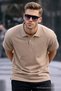 Mens Short Sleeve Basic 3-Pack Polo Collar T-Shirt - 6