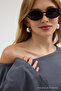 Women's Off-The-Shoulder Wide-Sleeve Smoked Blouse - 2