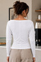 Women's Boat Neck Basic Slim Blouse 3-Piece - 3