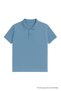 Men's Slim Fit Polo Neck T-Shirt 5 Pack Navy Blue-Indigo-Turquoise-Blue-Baby Blue - 6