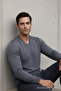 Men's Long Sleeve Loose V-Neck Smoked Knit Sweater - 5