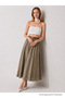 Women's Comfortable Mink Long Skirt with Elastic Waist - 2