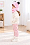 2-4 Years Old Cute Panda Eared Children's Hooded Plush Beanie Welsoft Windproof Neck Collar Beanie - 6