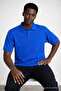 Men's Short Sleeve Loose Blue Polo Collar T-Shirt - 4