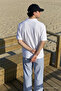 Men's Casual Comfortable White Polo Collar T-Shirt - 6