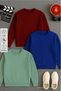 Men's Long Sleeve Winter Loose 3-Piece Sweatshirt