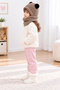 Eared Panda Children's Beanie Hat with Hood, Eared Plush Beanie, Windproof Hat with Neck Collar, Gift Product - 4