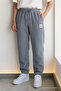 Men's Elastic Waist Loose Gray Sweatpants - 6