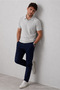 Men's Polo Neck Premium Comfort Sports Gray T-Shirt - 4