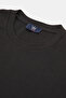 Black Standard Fit Cotton Crew Neck T-Shirt - 3