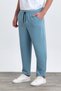 BLUE Men's Jogger Pants - Double Leg, Cotton, Elastic Waist and Drawstring - 2