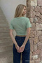 Women's Bodycon Crop T-Shirt - 6