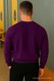 Erkek Relax Fit Kışlık Mor Basic Kazak - 3