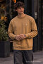 Knitted Winter Casual Caramel Men's Sweatshirt