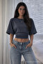 Women's Body-Fitting Wide Sleeve Smoked Blouse - 4