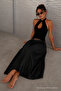 Women's Premium High Waist Elastic Black Skirt - 4