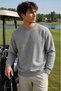Gray Embroidered Standard Men's Sweatshirt