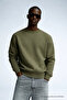 Sweatshirts - Khaki - Casual