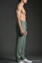 Men's Casual Wide Leg 3-Piece Linen Trousers - 6