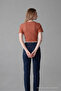 Women's Wide Short Sleeve Powder Crop T-Shirt - 6