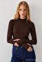 Women's Half Turtleneck Basic 3-Piece Blouse - 5
