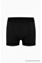 Men's 3-Piece Gray-Navy Blue-Black Cotton Lycra Flexible Boxer - 4