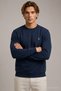 Reglan Casual Winter Navy Blue Men's Sweatshirt - 2