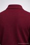 Men's Basic Loose Burgundy Polo Collar Sweater - 7