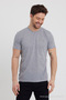 Men's 5-Pack Crew Neck 100% Cotton T-Shirt Gray-Grimelange-Fume-Beige-Powder - 3