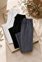 Men's 3-Piece Loose Linen Trousers with Elastic Waist