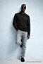 Men's Trend Casual Black Knitwear Sweater - 3