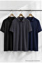 Men's Trend Casual 3-Piece Polo Collar T-Shirt