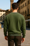 Unisex Winter Comfortable Long Khaki Loose Sweater - 5