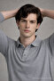 Men's Casual Gray Polo Neck Knit Sweater - 4