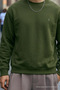 Men's Medium Soft Khaki Sweatshirt - 5